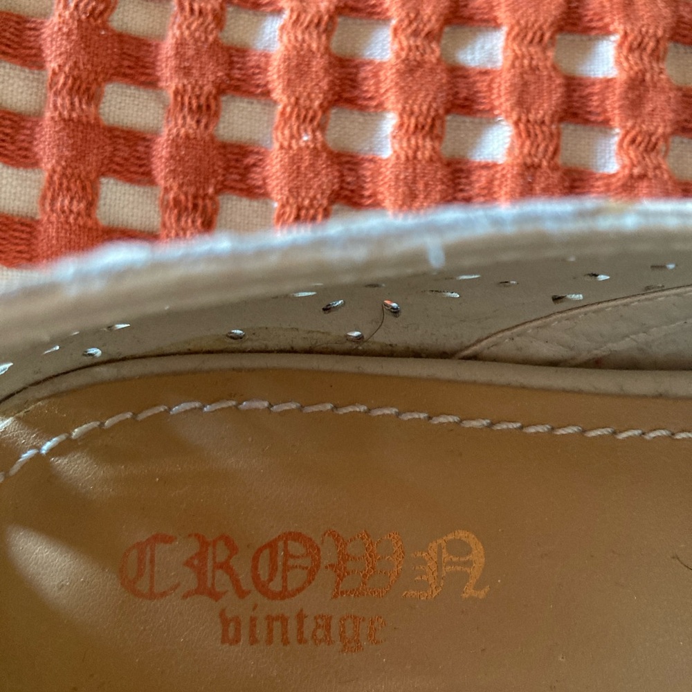 Crown Vintage Alexis White Perforated Flats - Picture 5 of 6
